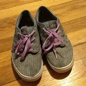 Vans Kids Grey and Purple